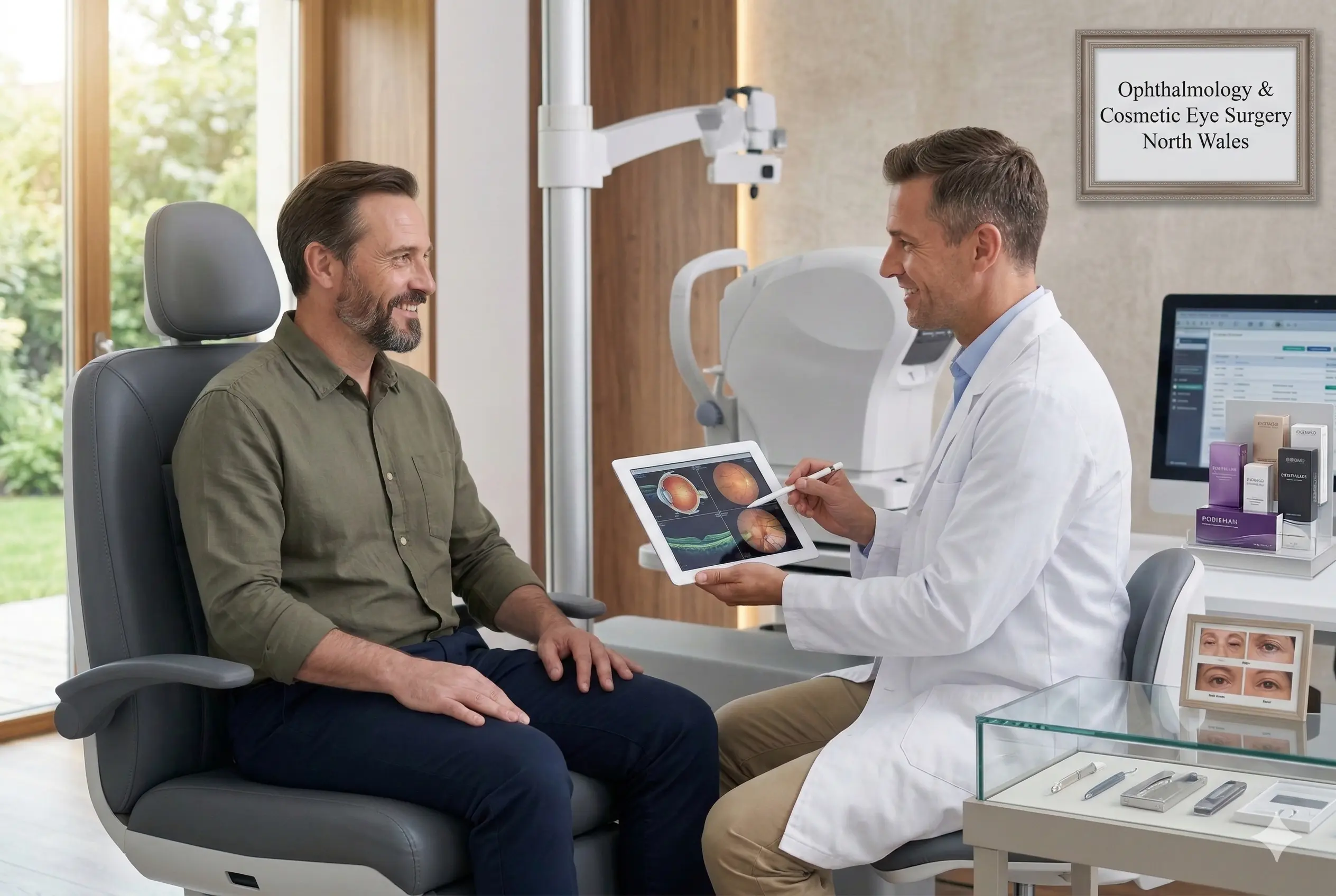 cosmetic eye surgery North Wales