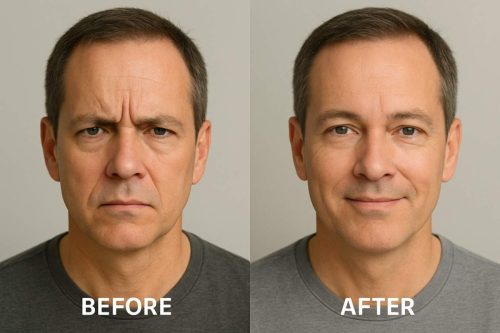 Brow Lift Surgery before and after image