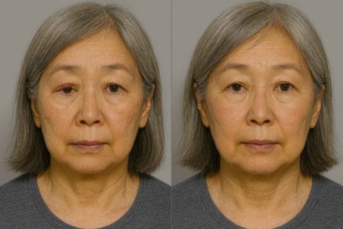 Eyelid Skin Cancer Removal Before  After Photos