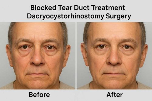 Tear Duct Surgery Before and After Photo