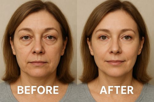 blepharoplasty eye treatment before  After Photo