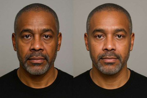 non-surgical cosmetic eye treatment before and After Photo