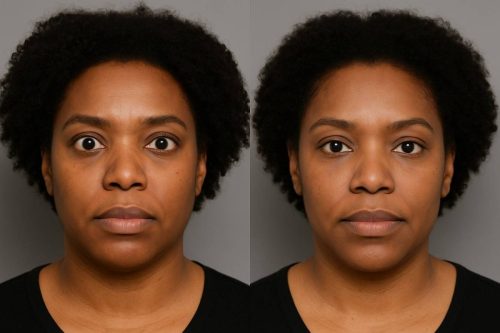 thyroid eye disease before and after surgery